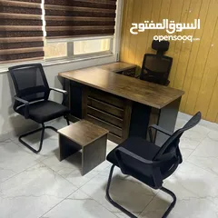  4 مكتب الموظفين و الطلاب توفر الآن بجودة عالية مقاس يبدأ 120*60 خشب لامينت مستورد مكفول