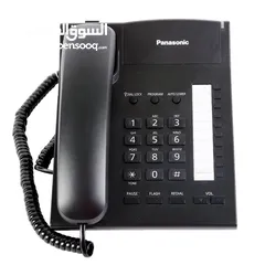  3 تلفون ارضي جهاز هاتف KX-TS820 Panasonic
