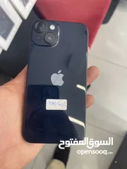  4 Iphone 14 256gb used 91% / ايفون 14 مستخدم  لون اسود بحالة الجديد 91٪؜