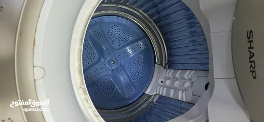 6 للبيع غسالة شارب بحالة ممتازة