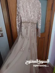  10 فستان سهرة حجاب ، ماركة setrms,مبطن كامل،فخم جميل جدا،  بحالة ممتازة ، سايز 40