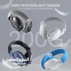  6 Redragon H878 3-Mode Wireless Blue Lighting Gaming Headset - Lightweight - 7.1 Surround Sound