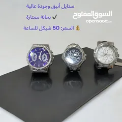  11 نظارات وساعات رجالية اصلية شبه جديد