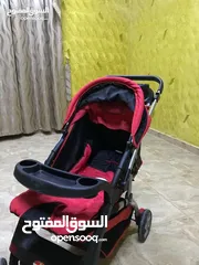  1 عربه اطفال للبيع شبه جديده