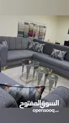  7 طقم كورنر 7 مقاعد خشب لاتيه وقراط