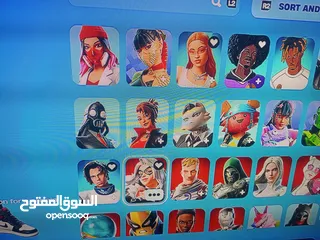  4 حساب فورت من السيزون x مدفوع عليه اثر من 300......