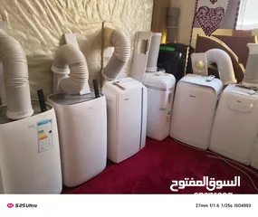  2 مكيف مكيفات انفنتر متنقل رقم التليفون بالاعلان  بحاله الوكاله مسطره وبايبي وريموت ومقفول شبه جديد