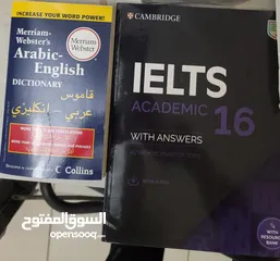  1 ielts acad vol 16 practice book and arabic english dictionary