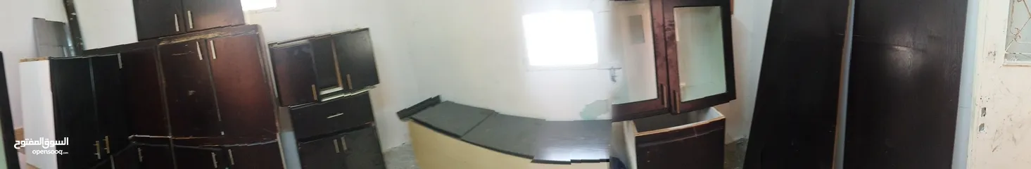  2 مطبخ كامل خشب لاتيه قشرة بلوط