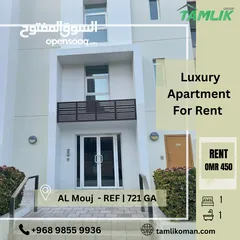  1 Luxury Apartment for rent in AL Mouj REF 721GA