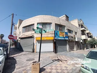  1 محلات تجارية وطابق ارضي وطابق اول للايجار بكامل المساحة أو مساحات مجزئة