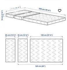  10 Ikea Minnen kids bed with Vimsig matress