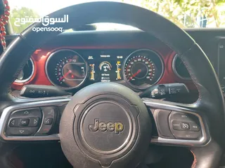  4 DHS 85000/= Jeep Wrangler Unlimited Rubicon 2018 Red 3.6L Auto مسرفس بالكامل