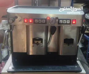  4 ماكنه ستانلس لتحضير القهوة الامريكية الصناعية خاصة بالفنادق و محلات القهوة واحد فاز