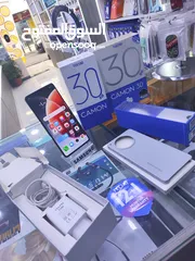  11 حبه عن الجديده CAMON 30 5G جيجا 512 رام 24 معه كامل اغراضو وسماعه الاصلية متوفر توصيل