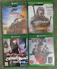  1 The Witcher 3, Forza Horizon 4, Devil May Cry HD, Gears 5