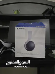  3 سماعه ps5 اصليه اول اصدار جديده استعمال بسيط نضيفه مابيها شخط