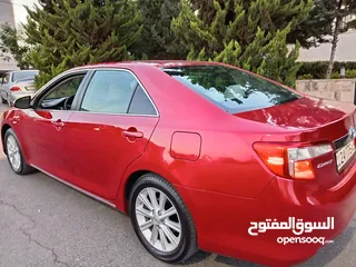  10 تويوتا كامري 2013 XLE فحص كامل كرت ابيض 7 جيد ولا ملاحظه  كلين تايتل جديده بمعنى الكلمه