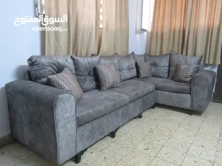  1 طقم كنب كورنر متحرك