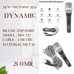  1 All kind of best quality dynamic /wireless&Table microphone and  stand available