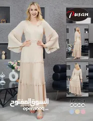  4 فستان للعيد خط ناعم من ماركة بوسان