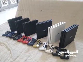  1 اجهزة ps4 برو وسلم مهكرات تحديث 9.00 شبه جديد