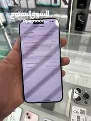  6 iPhone 15 pro max 256 GB used  ايفون 15 برو ماكس مستعمل بحاله الوكاله 256 جيجا  بطاريه من93/97/100