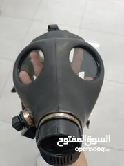  1 قناع غاز مستعمل حمايه كامله بدون فلتر