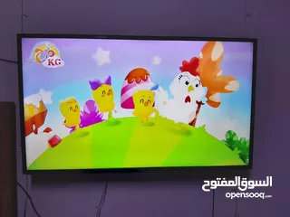  2 شاشة سامسونج سمارت مستعملة بحالة الوكالة رسيفر داخلي
