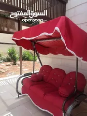  13 مرجيحه ثلاثية #ايطالي  جميع الالوان الفرش قماش وتربورف ضد الشمس والماء والعوامل الخارجية
