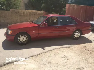  10 سيارة مرسيدس موديل 1994 لون خمري