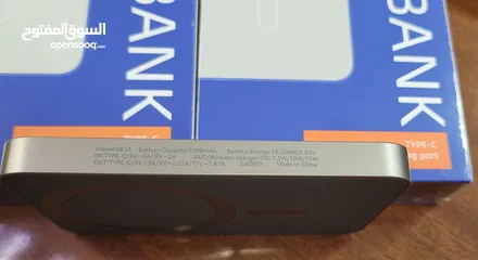  2 باور بانك 5000 تيكنو c ولاسلكي tecno اصلي POWER BANK