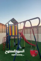  26 مرجيحة حديد جنازير ثنائية مع كرسي طفل   . العاب مزارع وشاليهات مراجيح وسحاسيل متوفرخدمة التوصيل