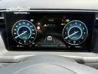  23 هونداي توسان ترخيص 2022 محرك 1600 هايبرد plug in/يقطع على الشحنه 52 كيلو متر
