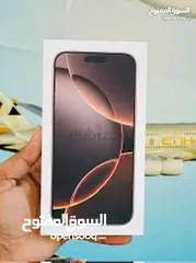  18 ايفون 16 بروماكس جديد(256GB) الشرق الأوسط بسعر مميز