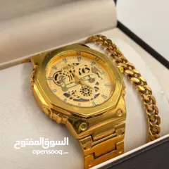  2 بكج شبابي ساعة و اسوارة + علبة كرتون  السعر 130 شيكل الكميه محدوده متوفر توصيل لكافه المناطق