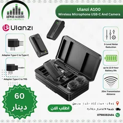  7 ميكرفون للموبايل ايفون وتايب سي وكاميرا من شركة Ulanzi العالمية