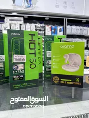  2 Infinix hot 50 ( 256GB / 6+6 RAM) جهاز انفنكس الجديد هوت 50 هدية مع كل جهاز سماعات بلوتوث من الشركة