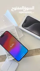  1 عروض الجمعة البيضاء مع iPhone 15 Pro max  بضمان سنة