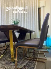  8 طاولة سفرة خشب زان