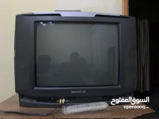  3 تلفزيون دايو مستعمل مع الرسيفر
