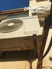  2 مكيف 2 طن  دكتور فايروس فل انفيرتر نوع سامسونج  الأصلي بحاجة اصلاح كمبرسر