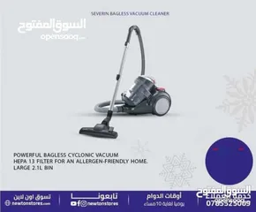  1 مكنسة سيفرين الكهربائية بدون كيس من نيوتن ستورز nw5868