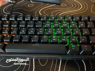  5 60% size New keyboard red key