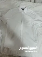  4 قميص M&S )Mark & Spenser ) جديد للبيع بسعر حرررق ( نص كم ) قياس الرقبة 16.5