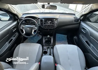  11 ميتسوبيشي L200 2023 لون سلفر مميزه فحص كامل كرت ابيض بحالة الزيرو ماشيه 60 الف قير عادي