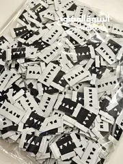  2 Order 1000 pieces of Custom Fabric Labels for 32 OMR