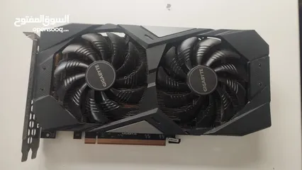  2 كرت شاشة rx 5500 xt 8g نسخة gigabyte