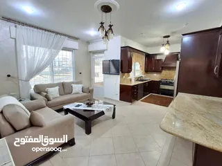  15 شقة ارضية مفروشة للايجار الشهري والسنوي ثلاث غرف نوم في عبدون