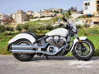  2 Indian scout 2020 abs 1200cc لون مميز